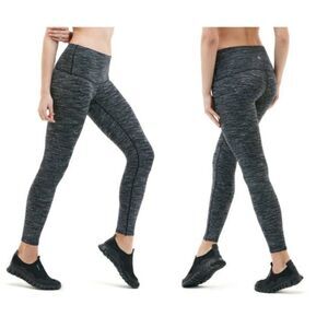 TSLA Tesla High Waist Leggings Black Space‎ Dye S